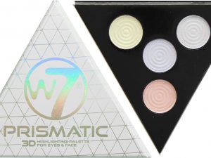 W7 Cosmetics Prismatic 3D Highlighting Palette Eyes & Face 3.2gr
